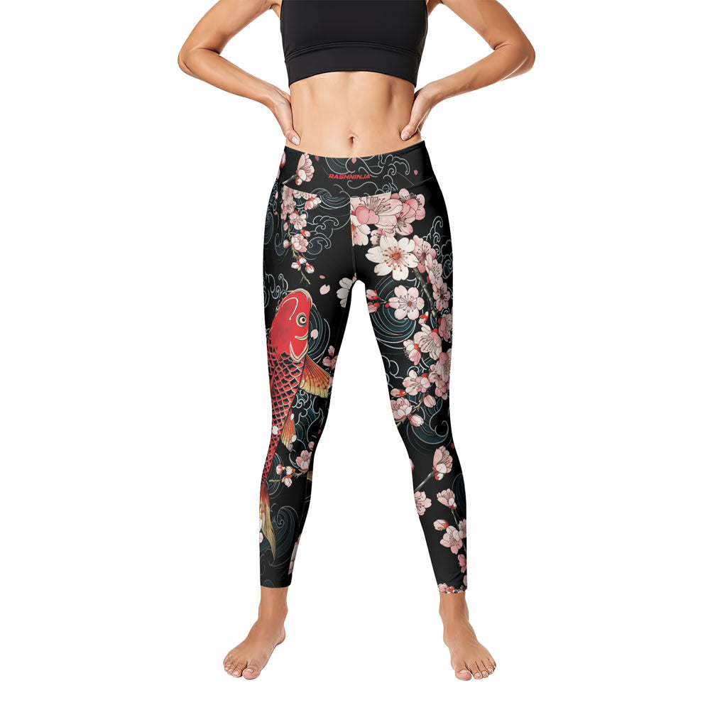 Rashninja Koi and Sakura Women's Leggings