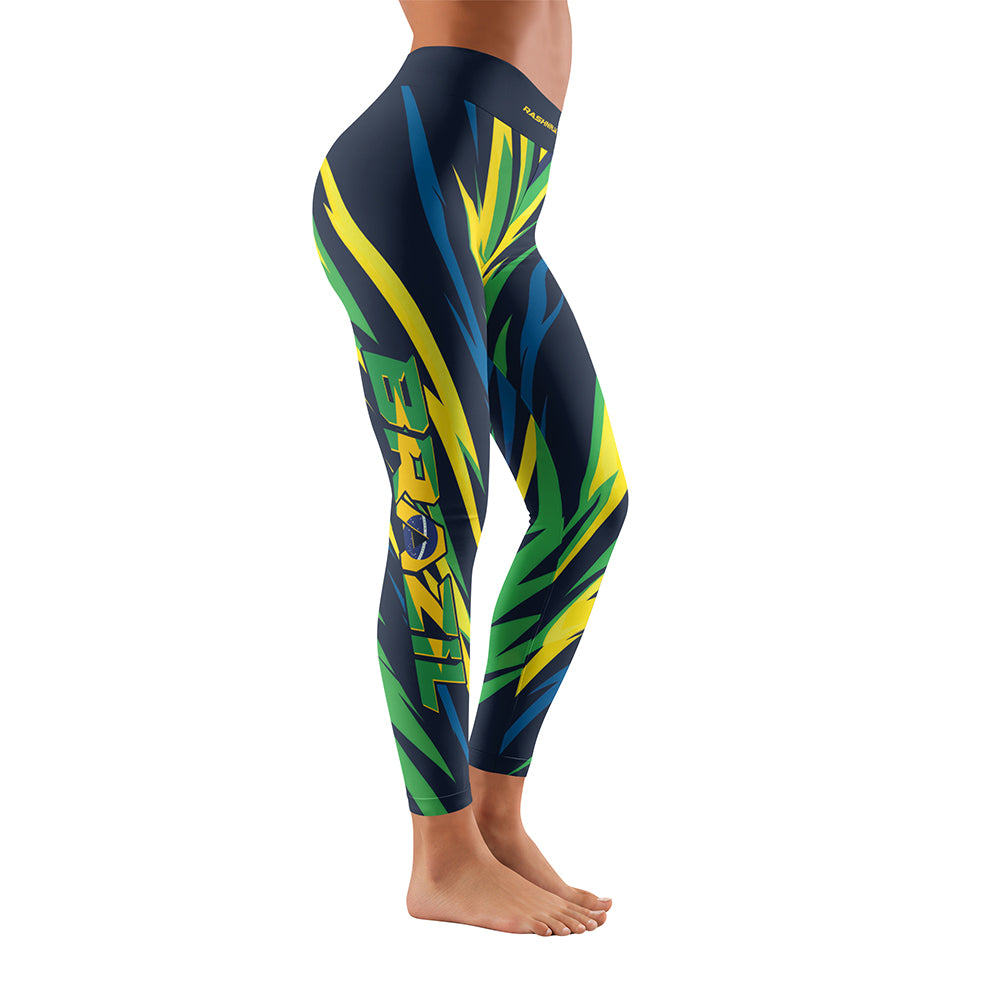 Rashninja Patriot Brazil Flag Women's Leggings