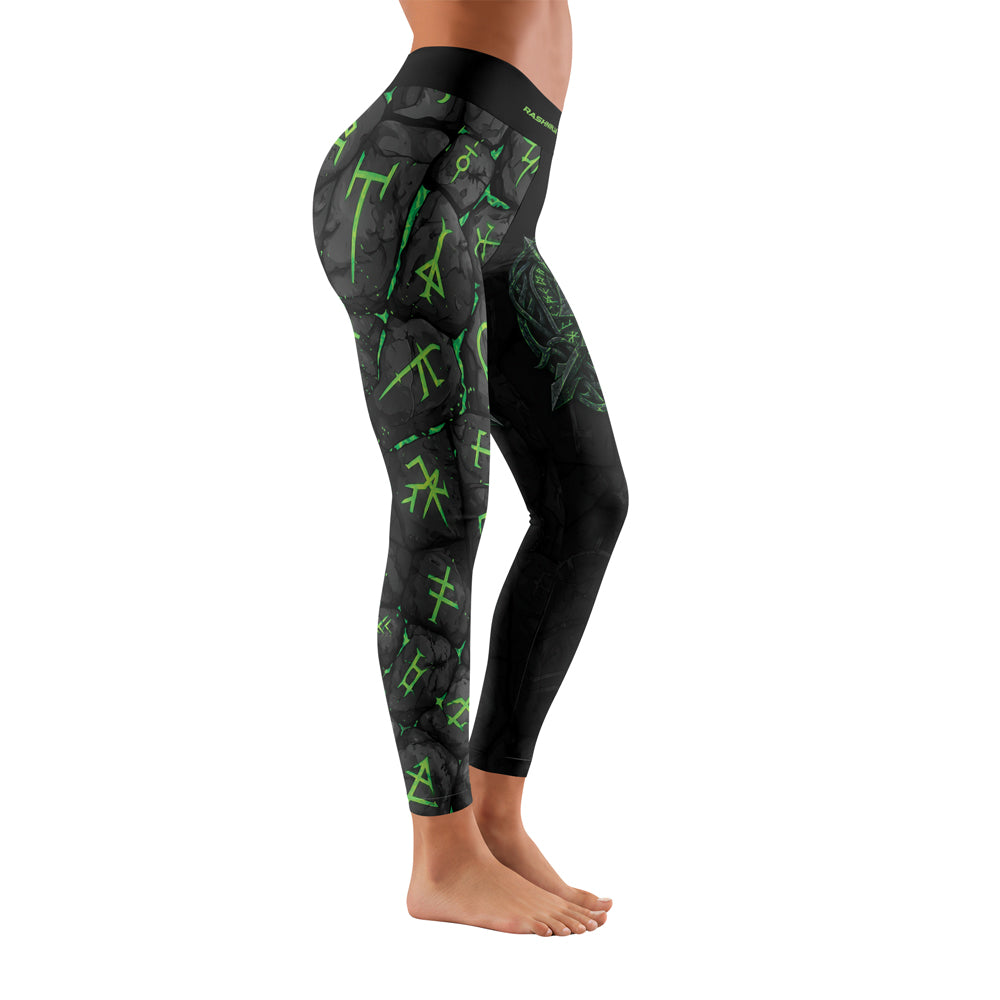 Rashninja Viking Raven Vegvisir Women's Leggings