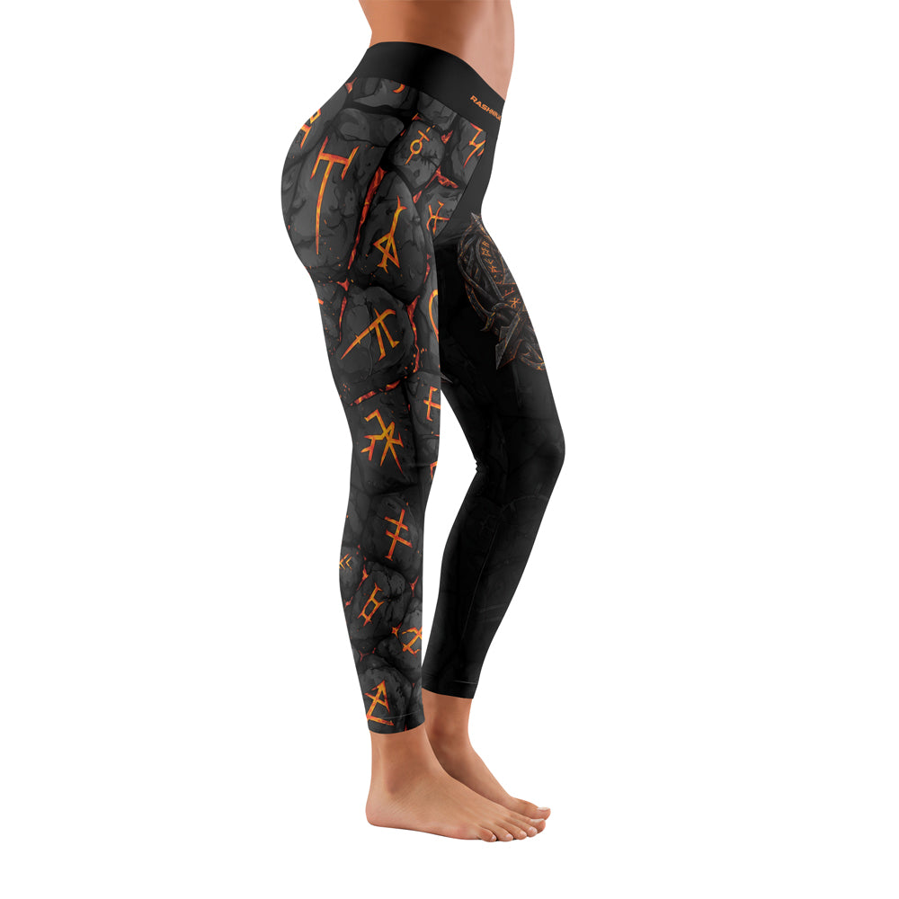 Rashninja Viking Raven Vegvisir Women's Leggings