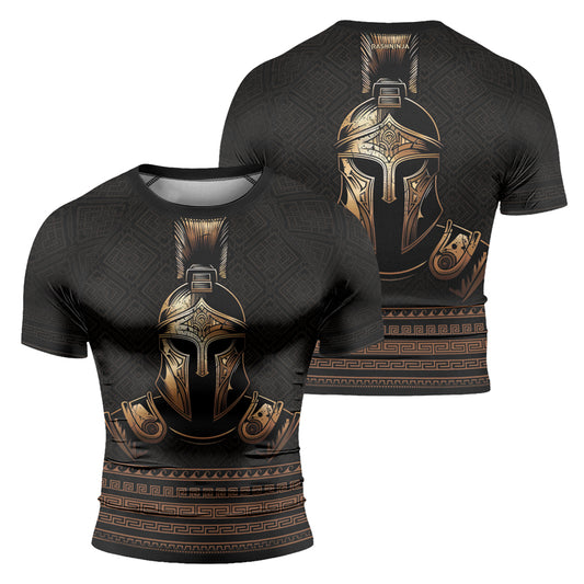 Rashninja Spartan Warrior Forge Men's Short Sleeve Rash Guard