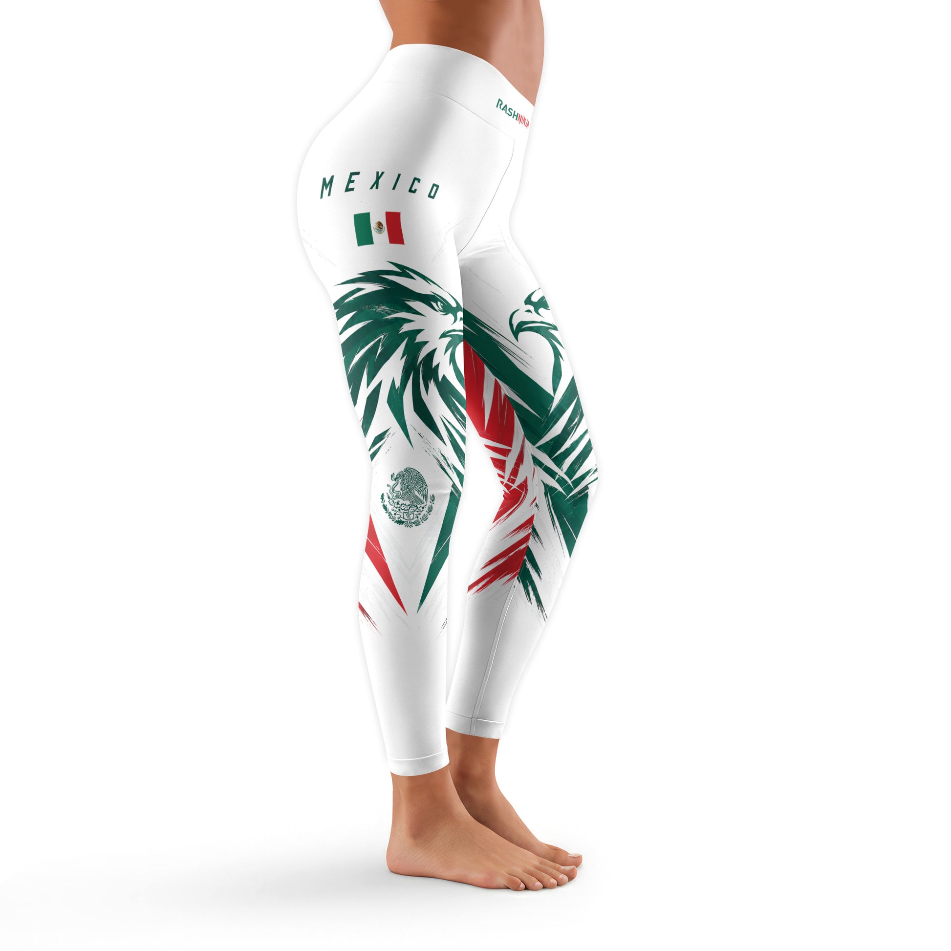 Rashninja Patriot Mexico Flag Women's Leggings