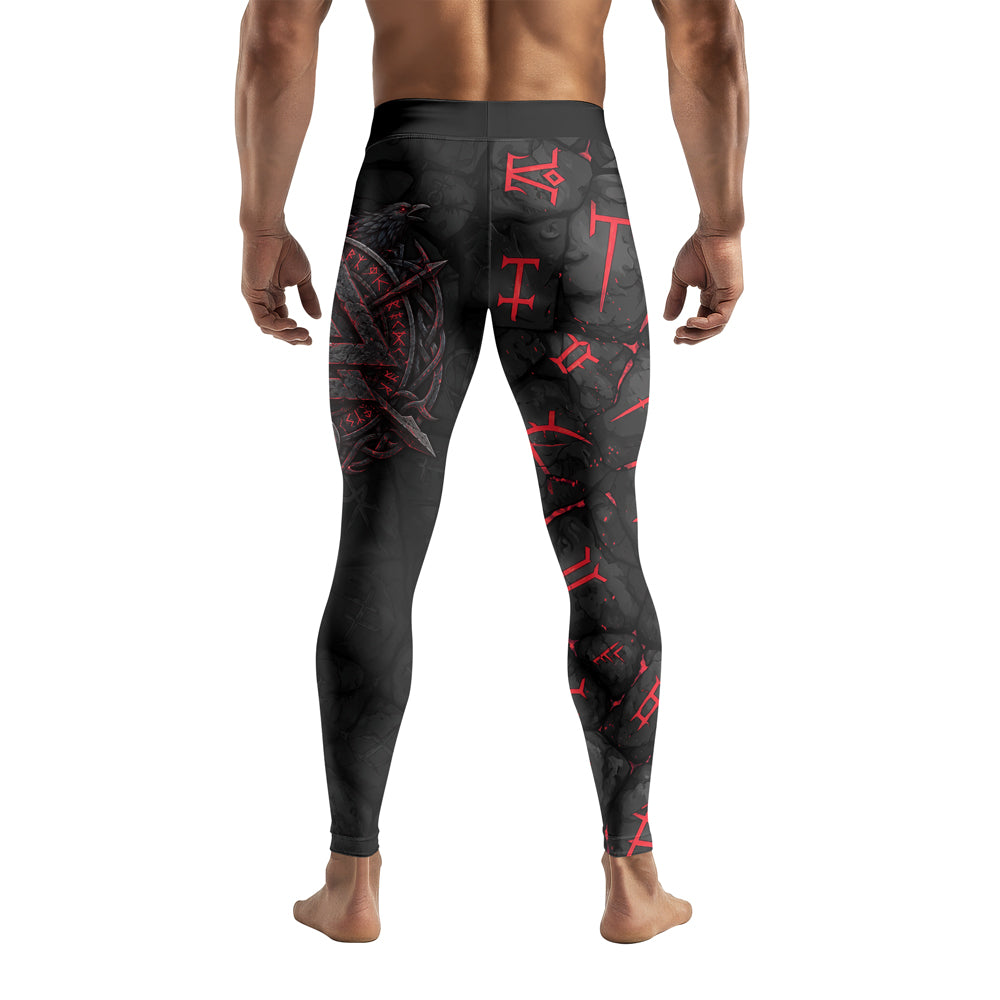 Rashninja Viking Raven Vegvisir Men's Spats