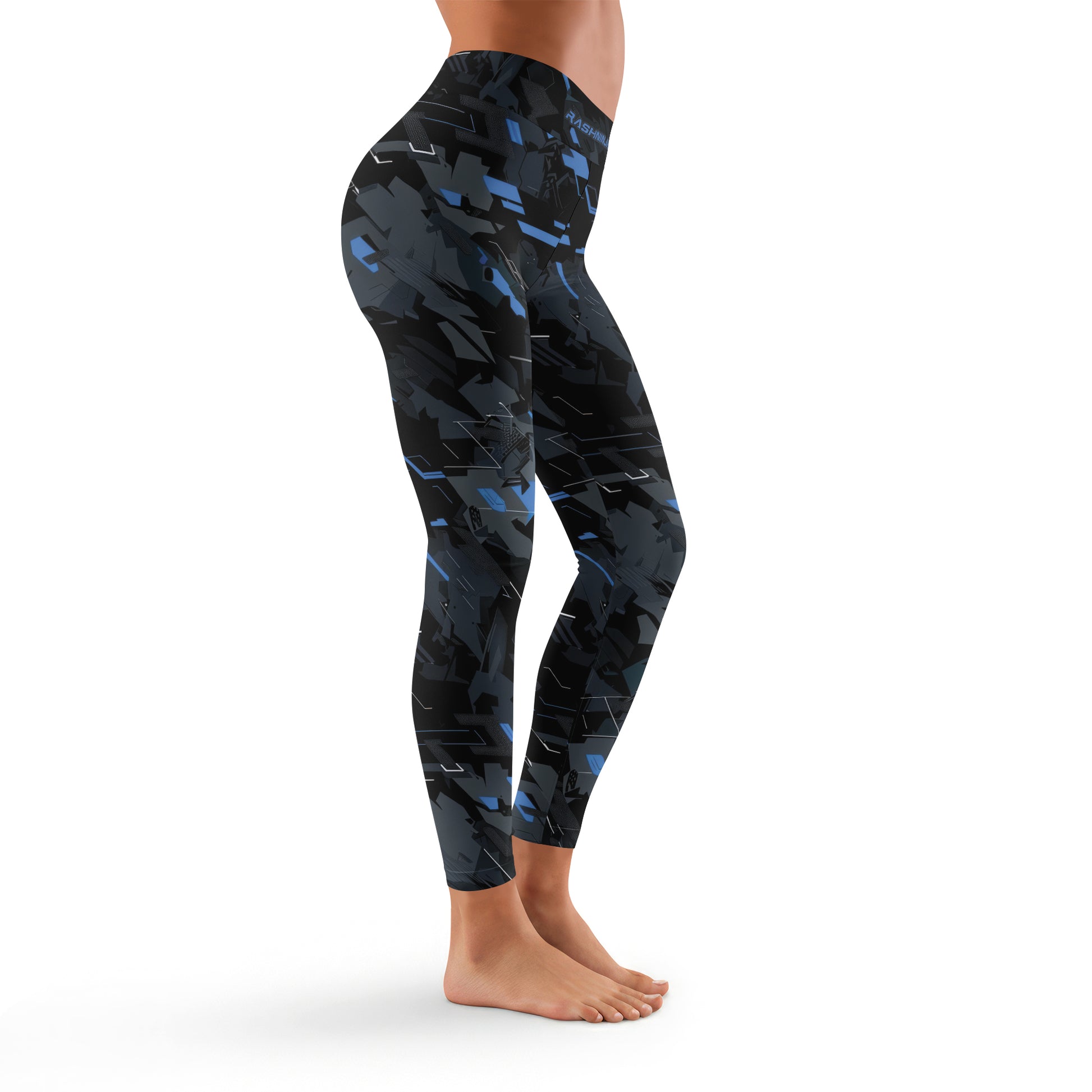 Rashninja Blue Triangle Women's Leggings