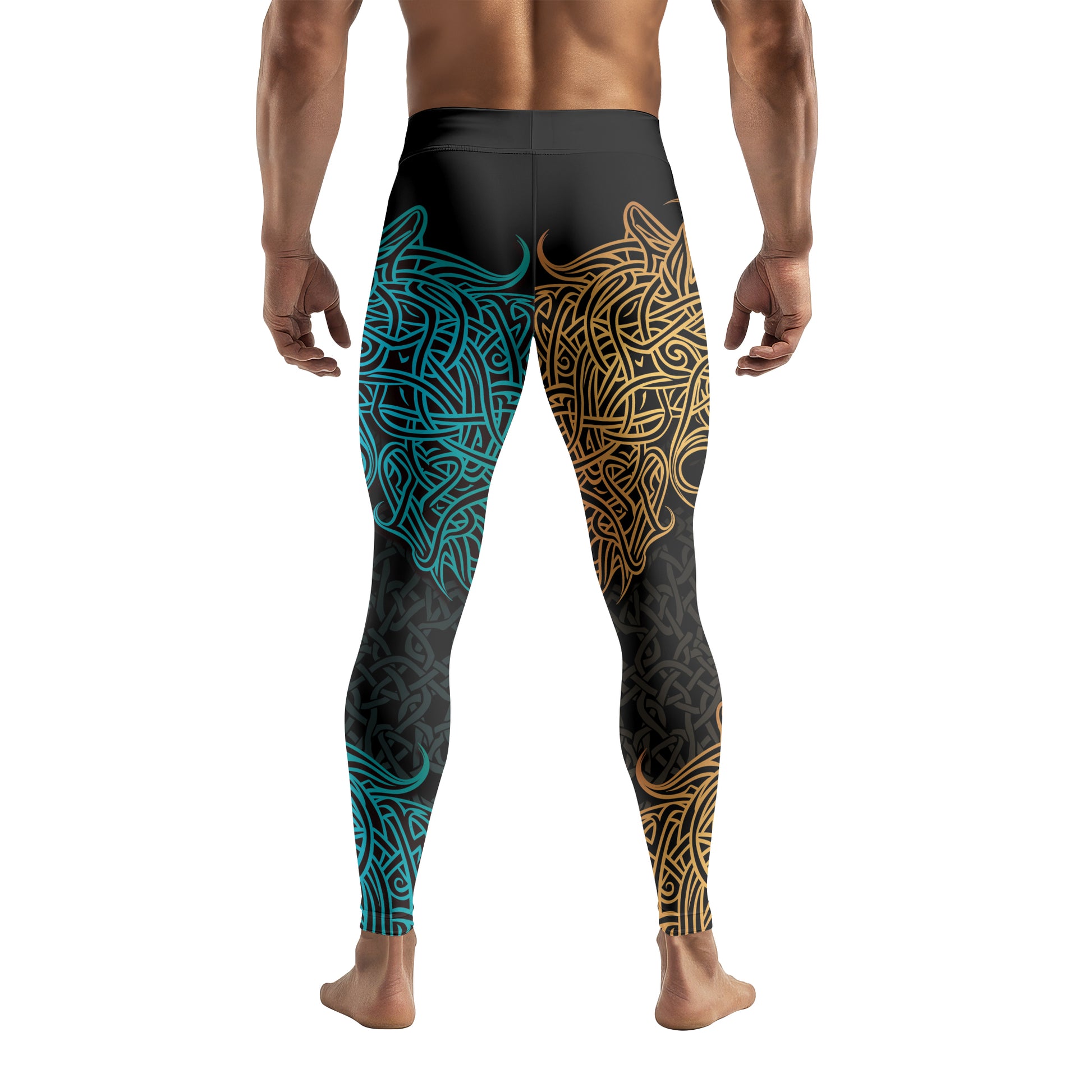 Rashninja Norse Viking Wolf Men's Spats