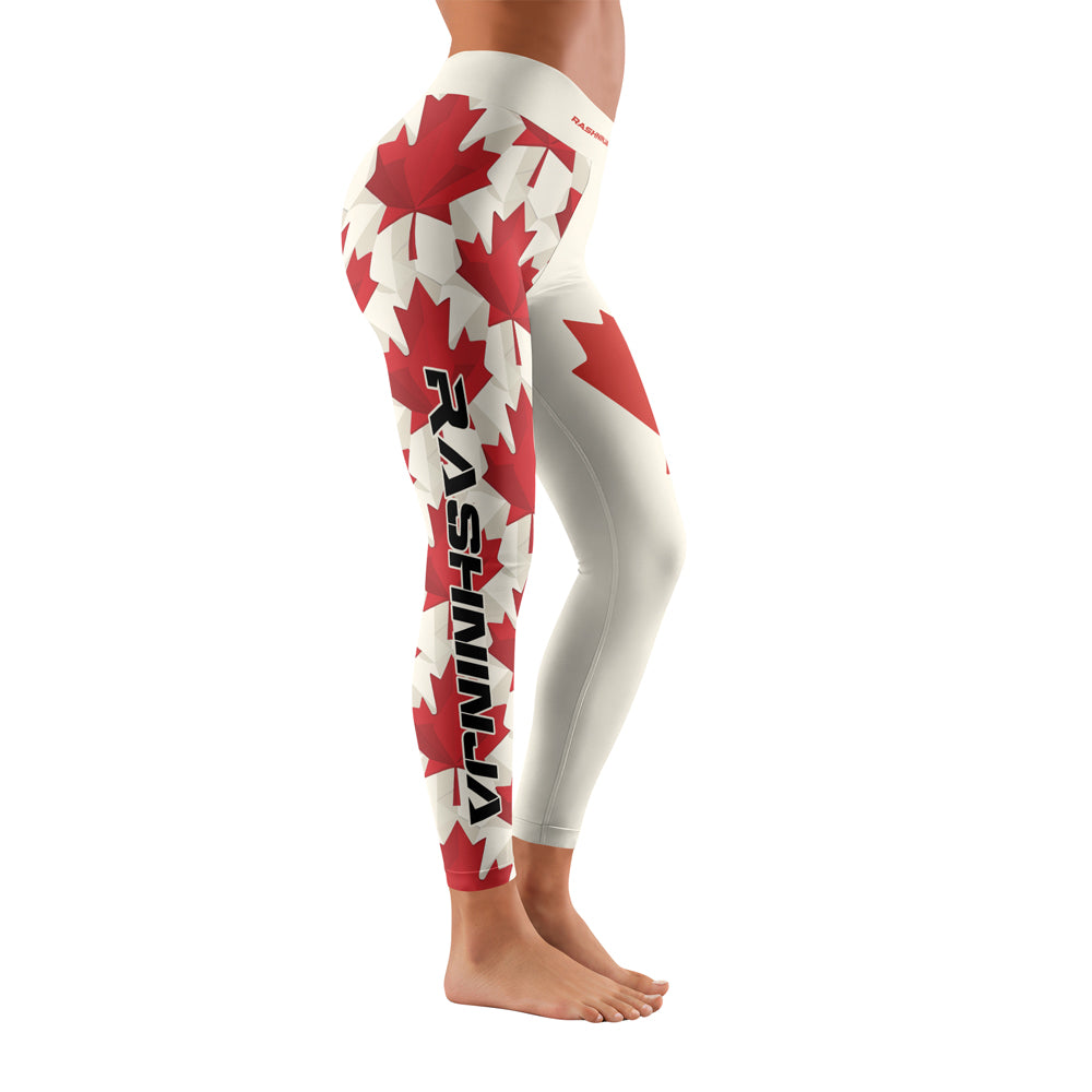 Rashninja Patriot Canada Flag Women's Leggings