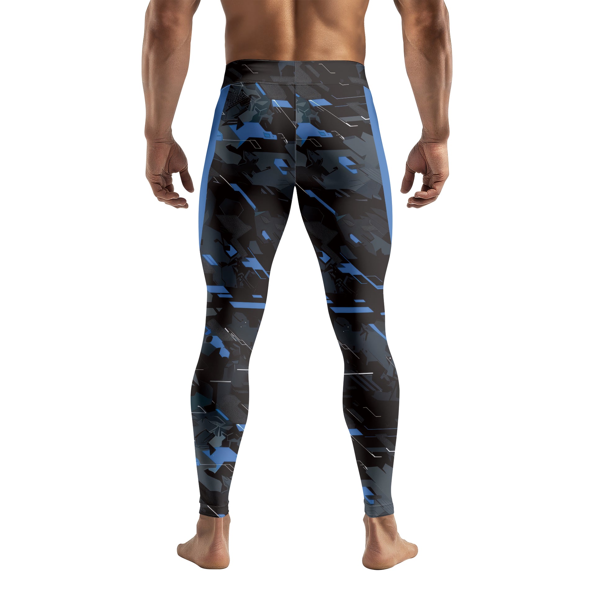 Rashninja Blue Triangle Men's Spats