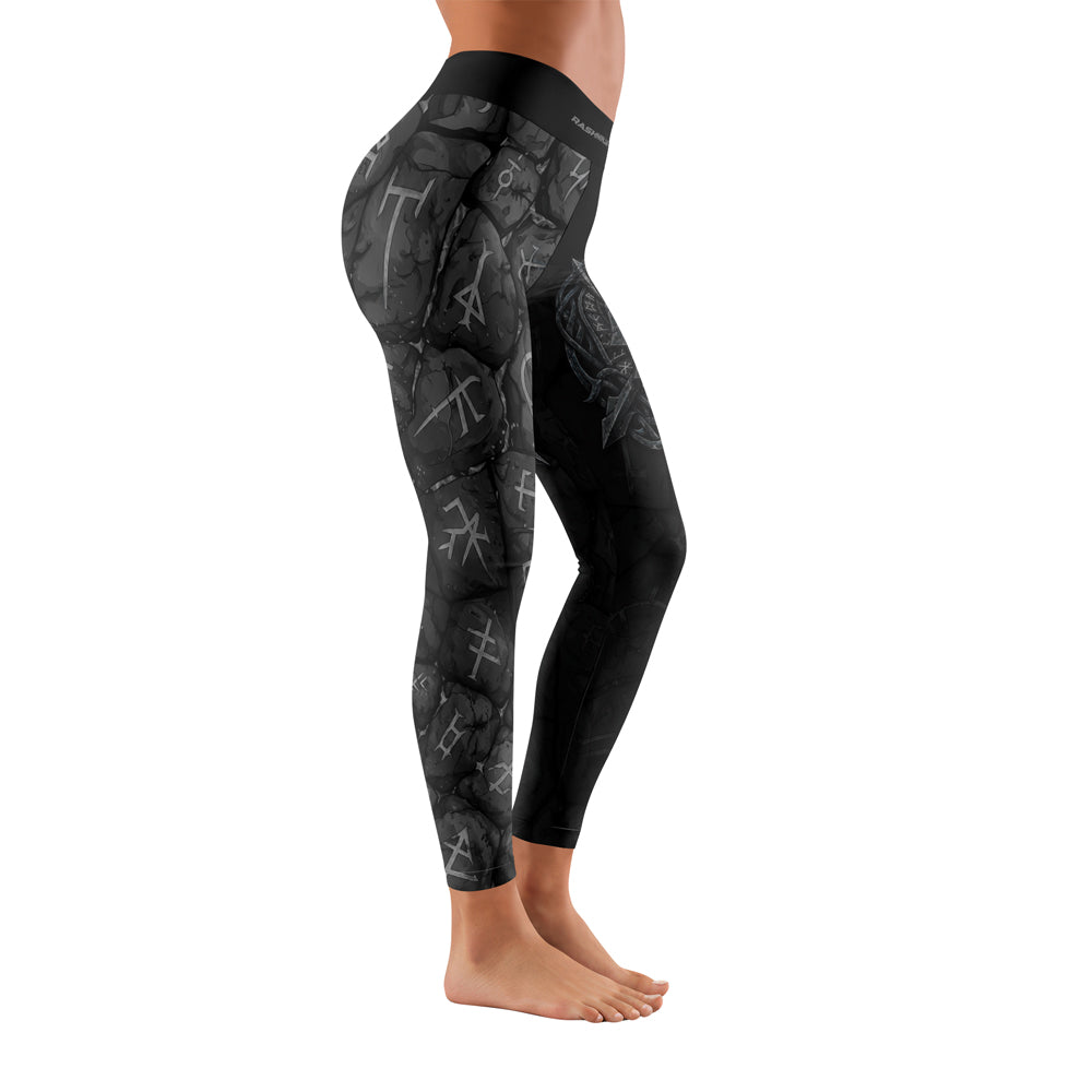Rashninja Viking Raven Vegvisir Women's Leggings