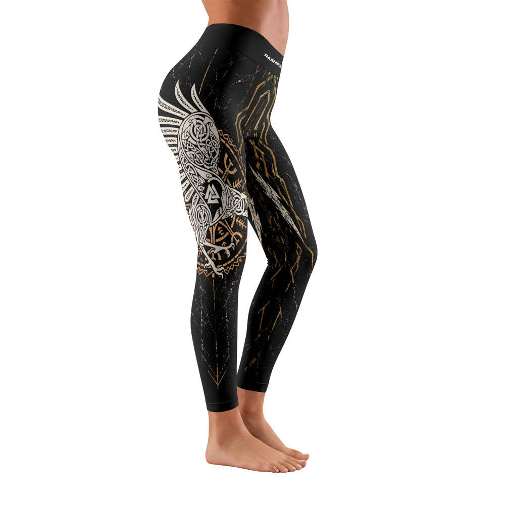 Rashninja Viking Raven Women's Leggings