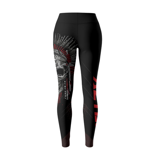 Rashninja Aztec Warrior Feather Women's Leggings