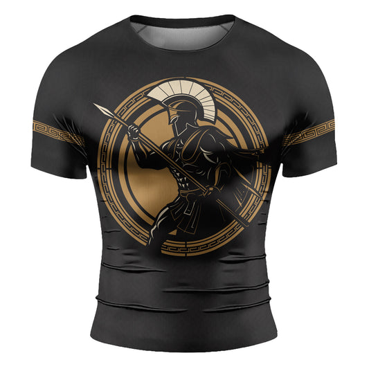 Rashninja Spartan Spearlord Men's Short Sleeve Rash Guard