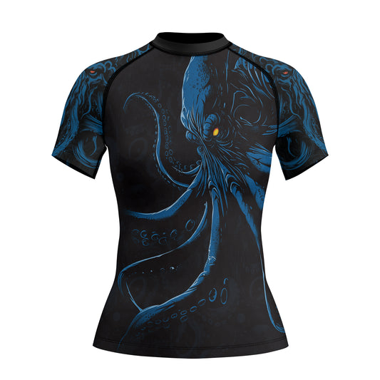 Rashninja Ranked Tentacle Tyrant Women's Short Sleeve Rash Guard