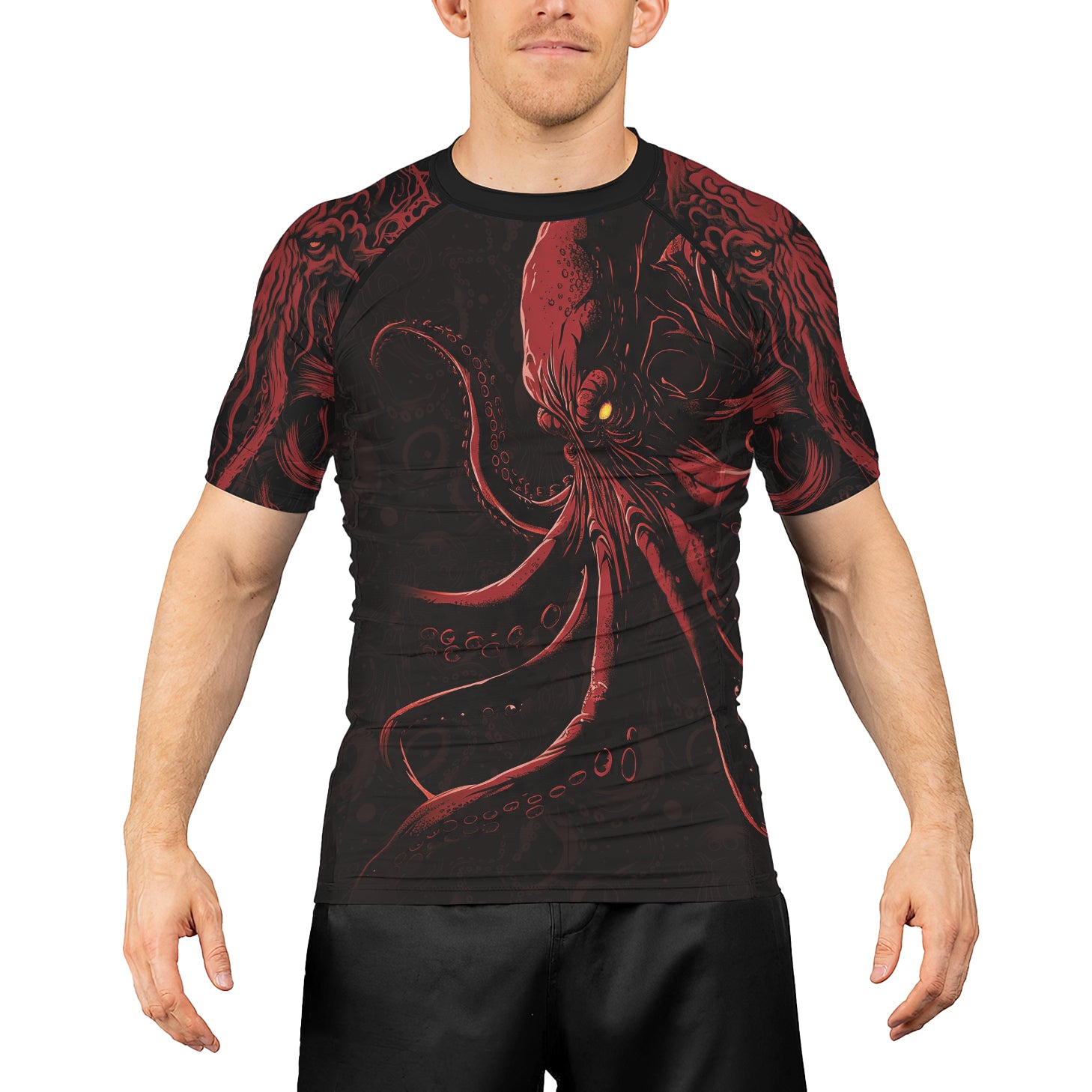 Rashninja Tentacle Tyrant Men's Short Sleeve Rash Guard | Rash Guard