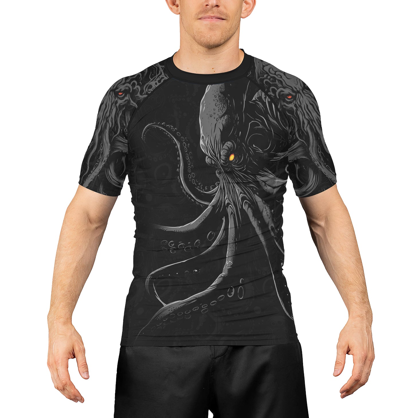 Rashninja Tentacle Tyrant Men's Short Sleeve Rash Guard | Rash Guard