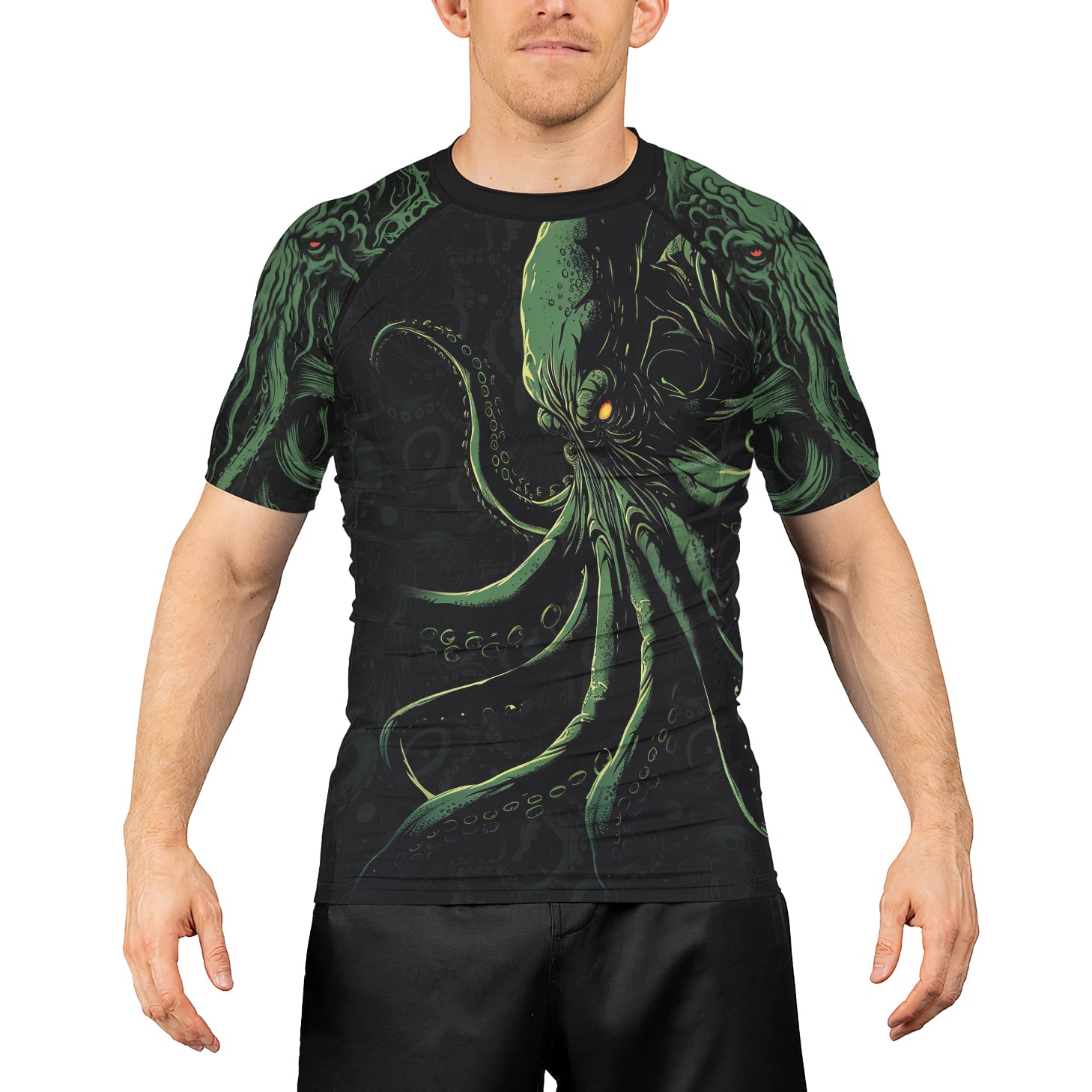 Rashninja Tentacle Tyrant Men's Short Sleeve Rash Guard | Rash Guard