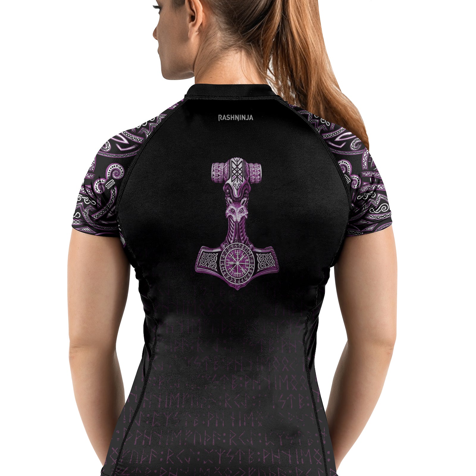 Rashninja Thor's Hammer Ranked Women's Short Sleeve Rash Guard