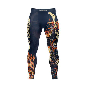 Rashninja Samurai Skull Inferno Men's Spats