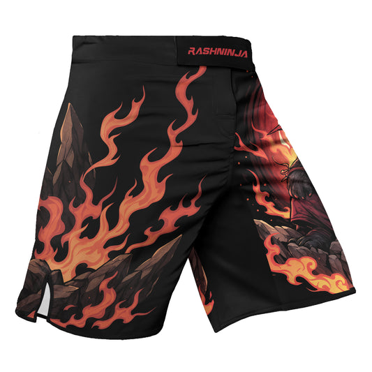 Rashninja Panda Samurai Path Men's Fight Shorts