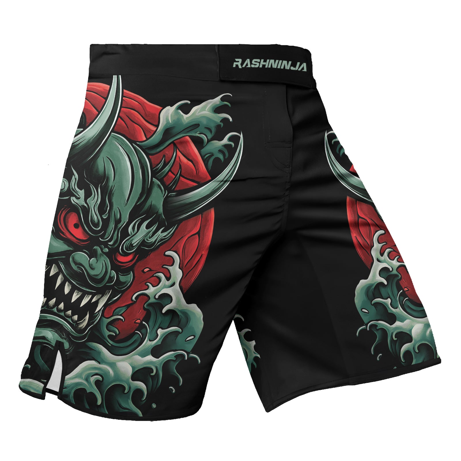 Rashninja Samurai Oni Wrath Men's Fight Shorts