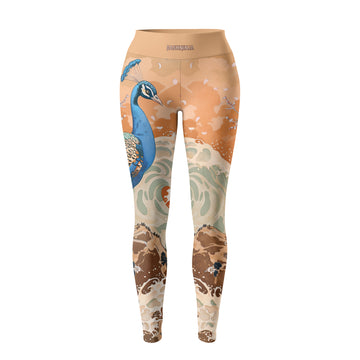 Rashninja Peacock Cherry Blossom Women's Leggings