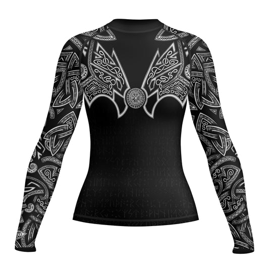 Rashninja Thor's Hammer Ranked Women's Long Sleeve Rash Guard