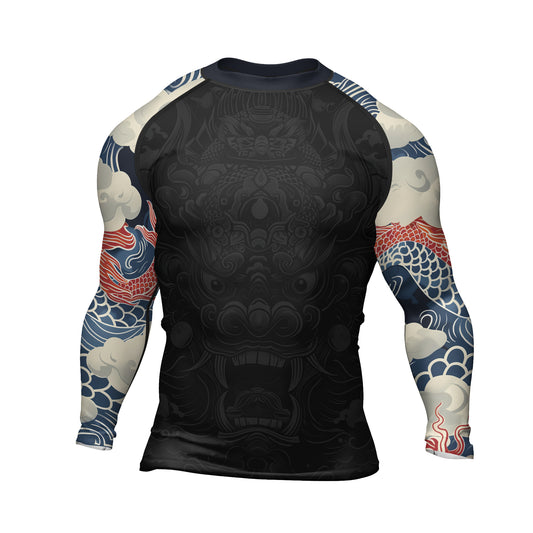 Rashninja Dragon Fury Reign Men's Long Sleeve Rash Guard