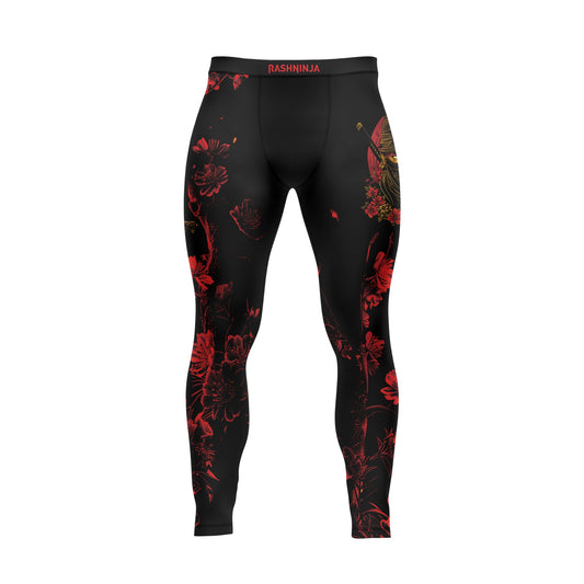 Rashninja Ninja Crimson Blossom Men's Spats
