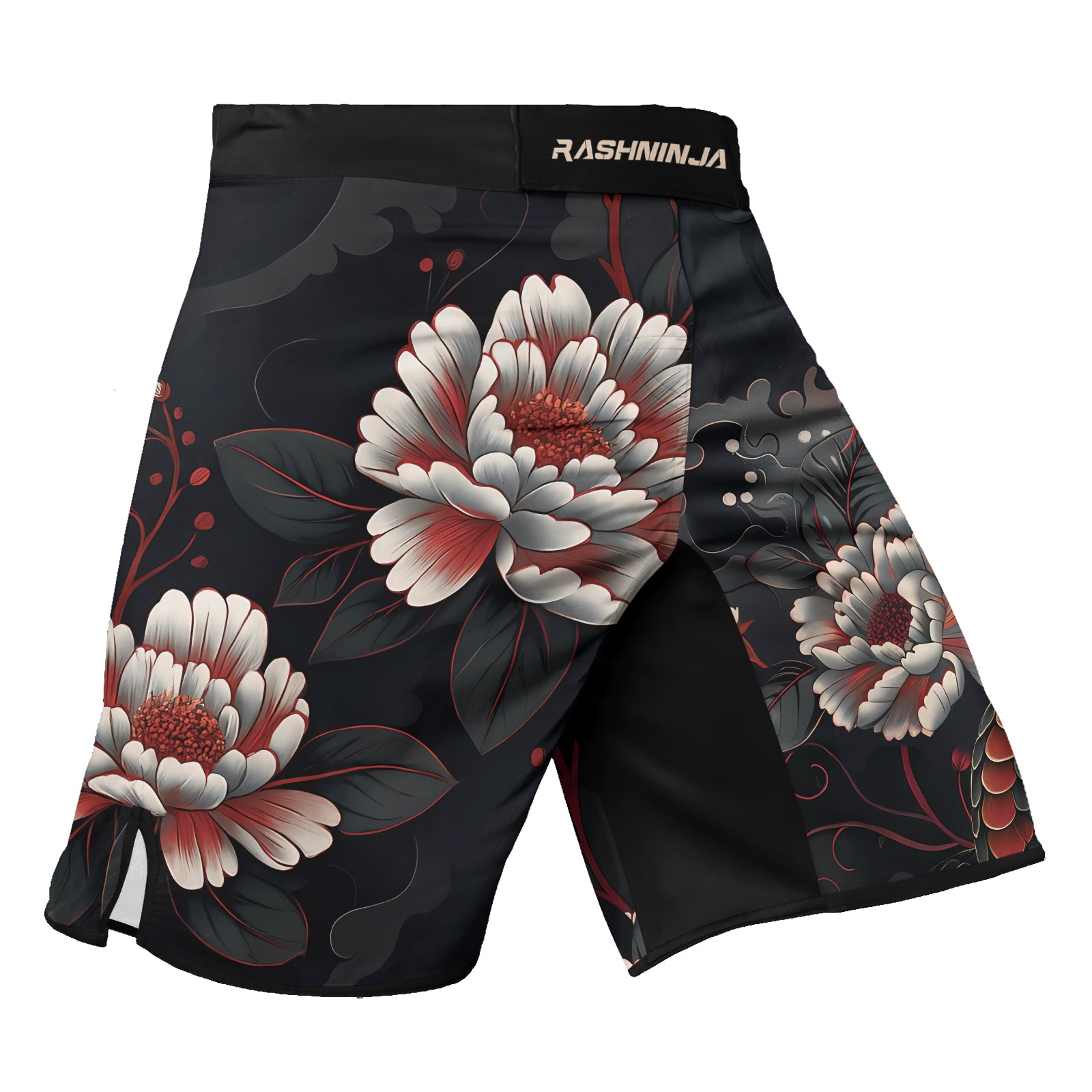 Rashninja Snake Blossom Strike Men's Fight Shorts