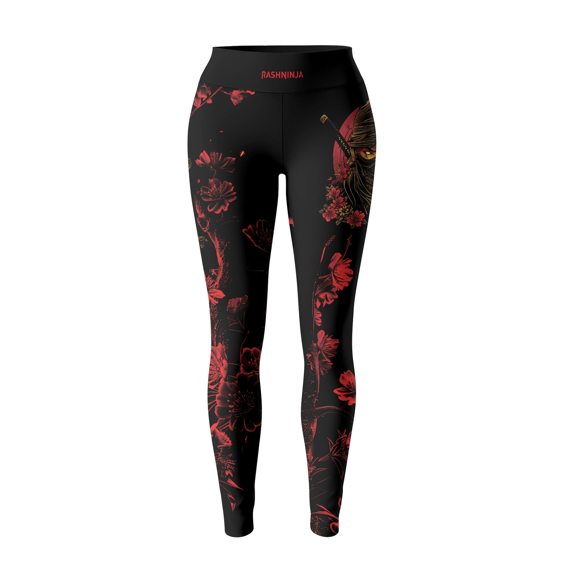 Rashninja Ninja Crimson Blossom Women's Leggings