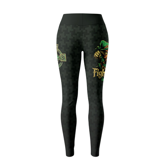 Rashninja Fighting Irish Leprechaun Women's Leggings