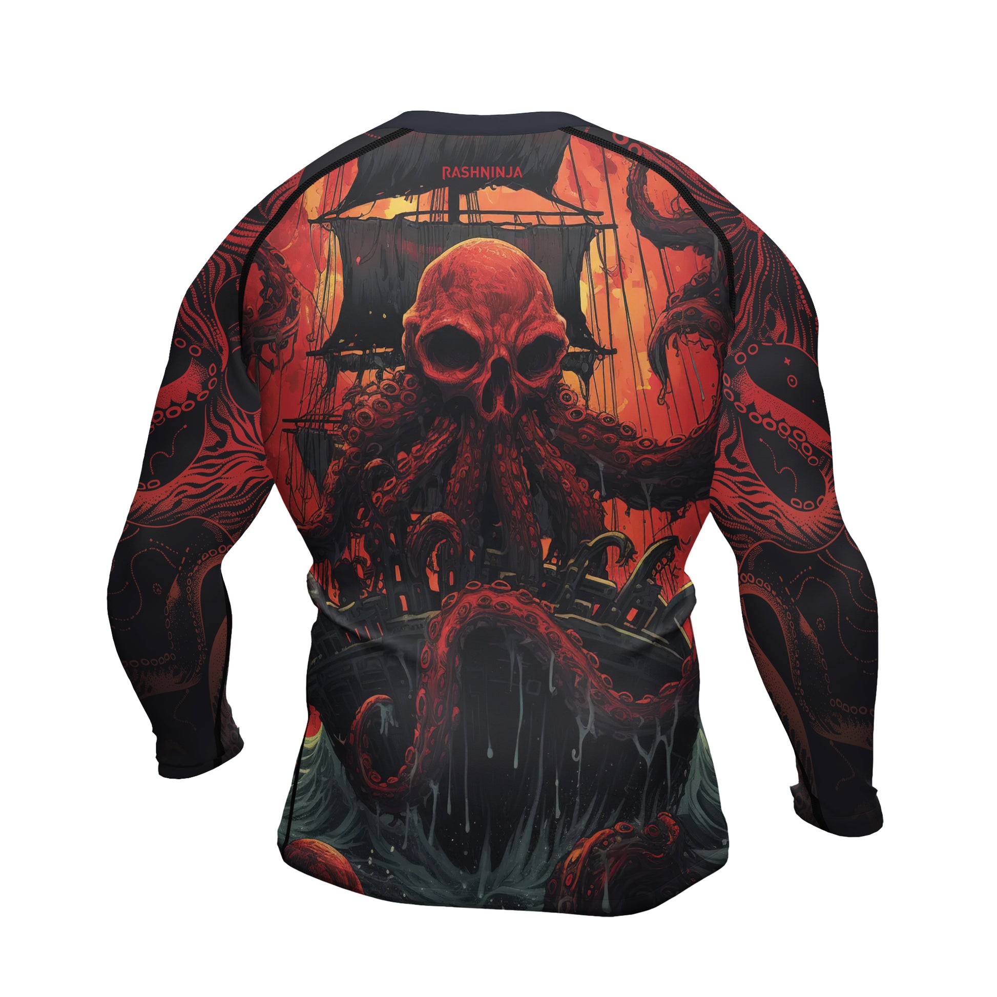 Rashninja Octopus Havoc Men's Long Sleeve Rash Guard | Rash Guard