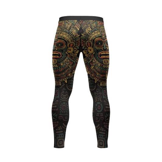 Rashninja Aztec Sun God Mask Men's Spats