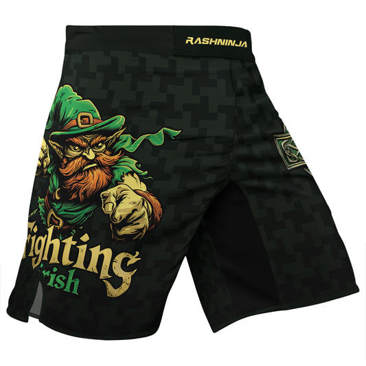 Rashninja Fighting Irish Leprechaun Men's Fight Shorts
