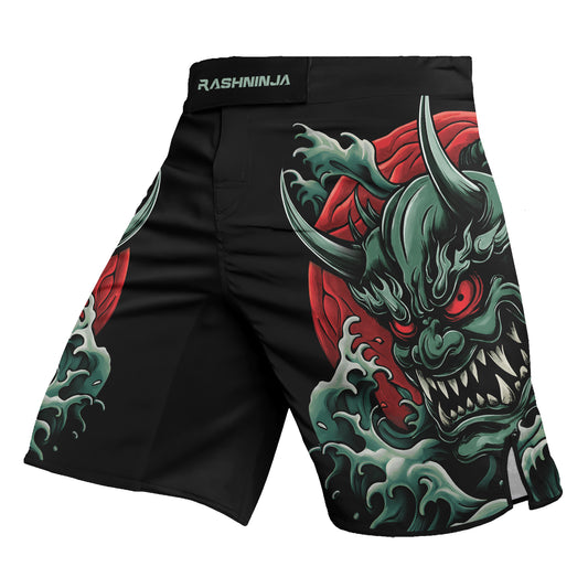 Rashninja Samurai Oni Wrath Men's Fight Shorts