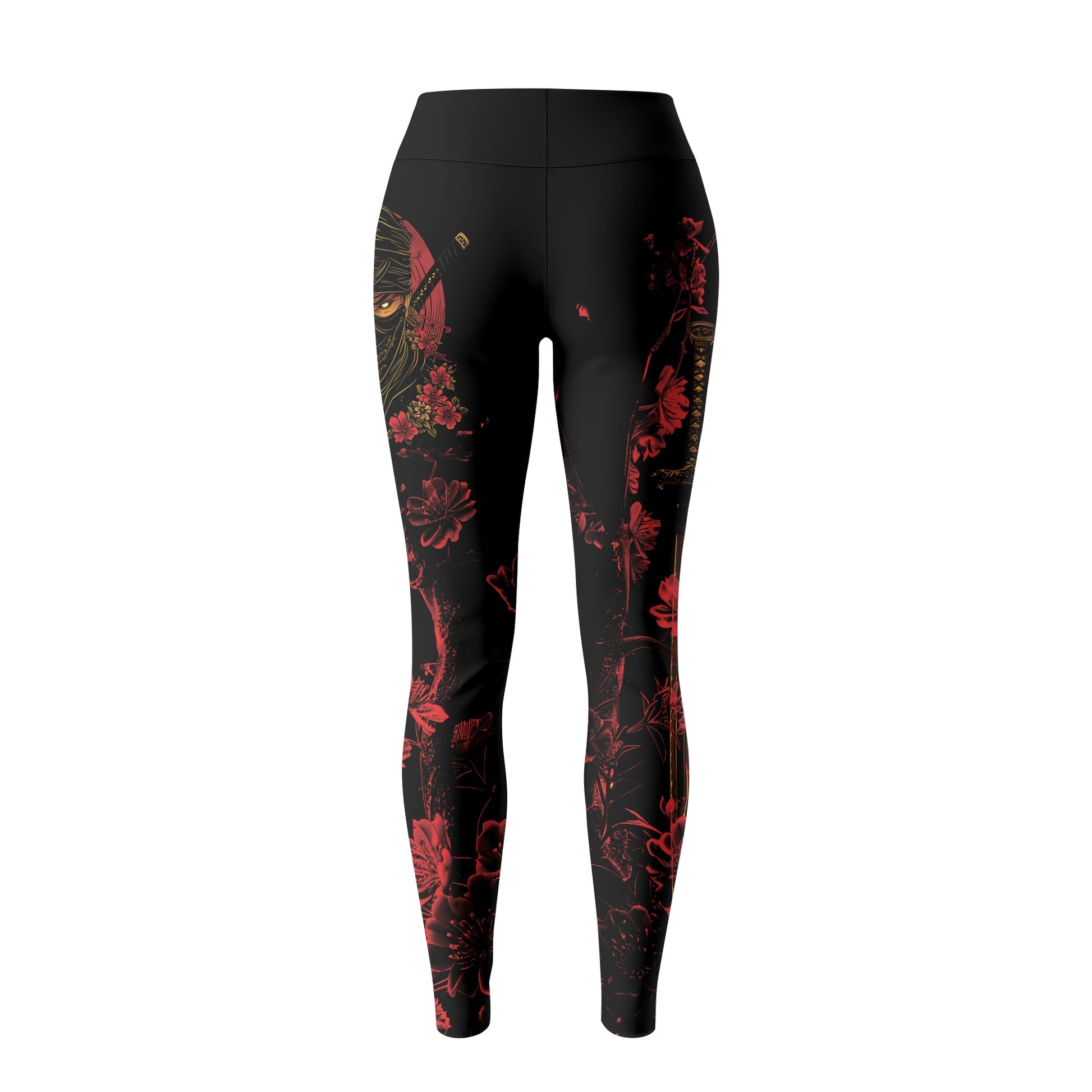 Rashninja Ninja Crimson Blossom Women's Leggings