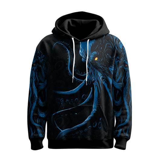 Rashninja Tentacle Tyrant AOP Hoodie | Jiu Jitsu Octopus Hoodie