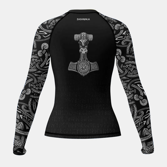 Rashninja Thor's Hammer Ranked Women's Long Sleeve Rash Guard