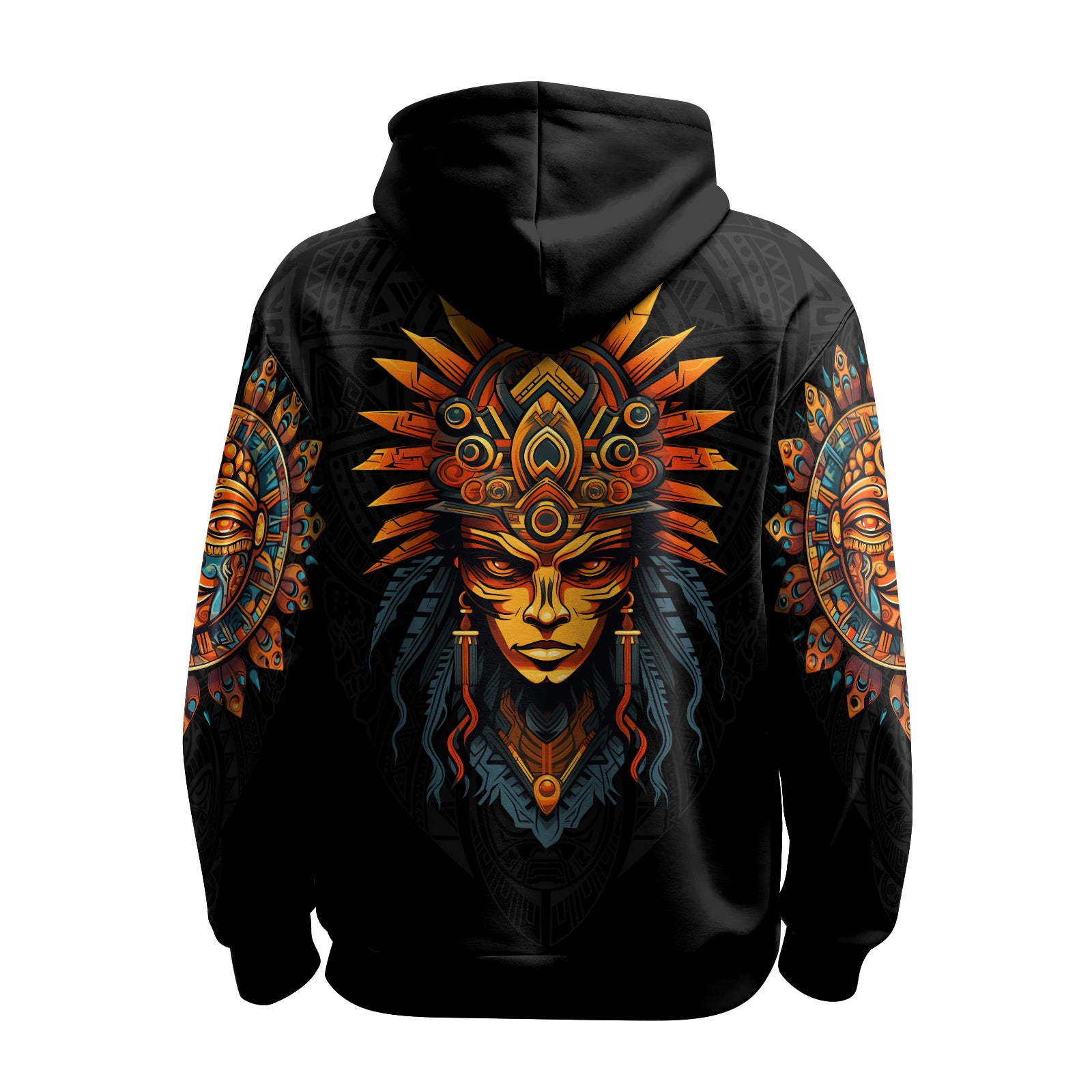 Rashninja Aztec Chieftain AOP Hoodie