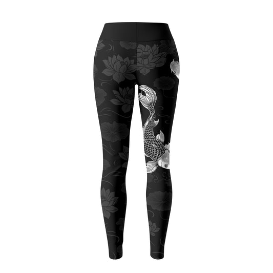Rashninja Samurai Koi Serenity Women's Leggings