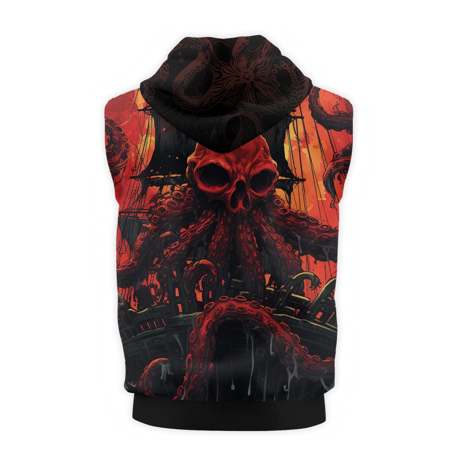 Rashninja Octopus Havoc Sleeveless Hoodie | MMA Sleeveless Hoodie