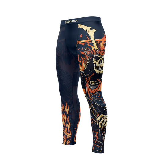 Rashninja Samurai Skull Inferno Men's Spats