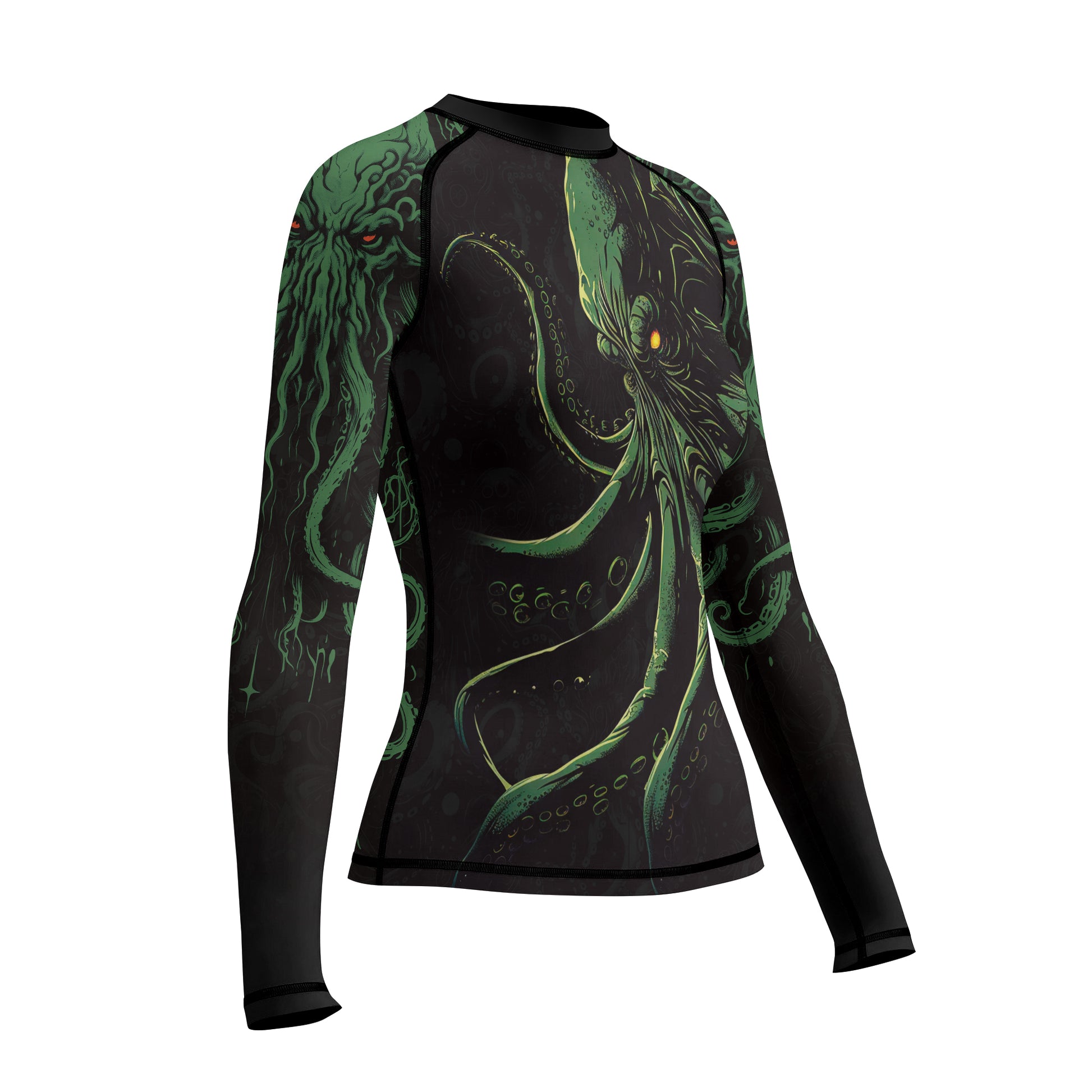 Rashninja Ranked Tentacle Tyrant Women's Long Sleeve Rash Guard