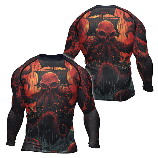 Rashninja Octopus Havoc Men's Long Sleeve Rash Guard | Rash Guard