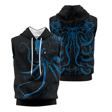 Rashninja Tentacle Tyrant Sleeveless Hoodie | MMA Sleeveless Hoodie