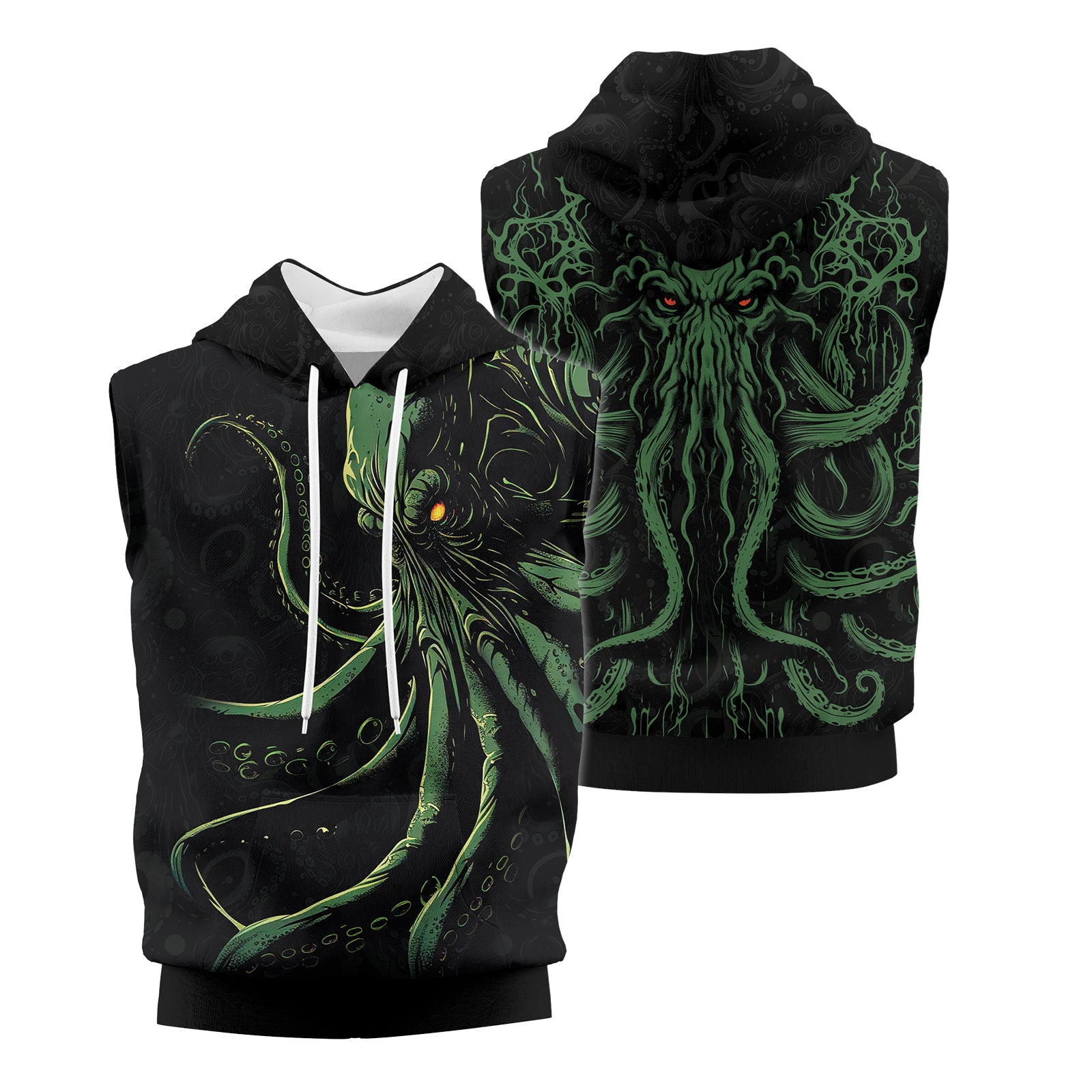 Rashninja Tentacle Tyrant Sleeveless Hoodie | MMA Sleeveless Hoodie