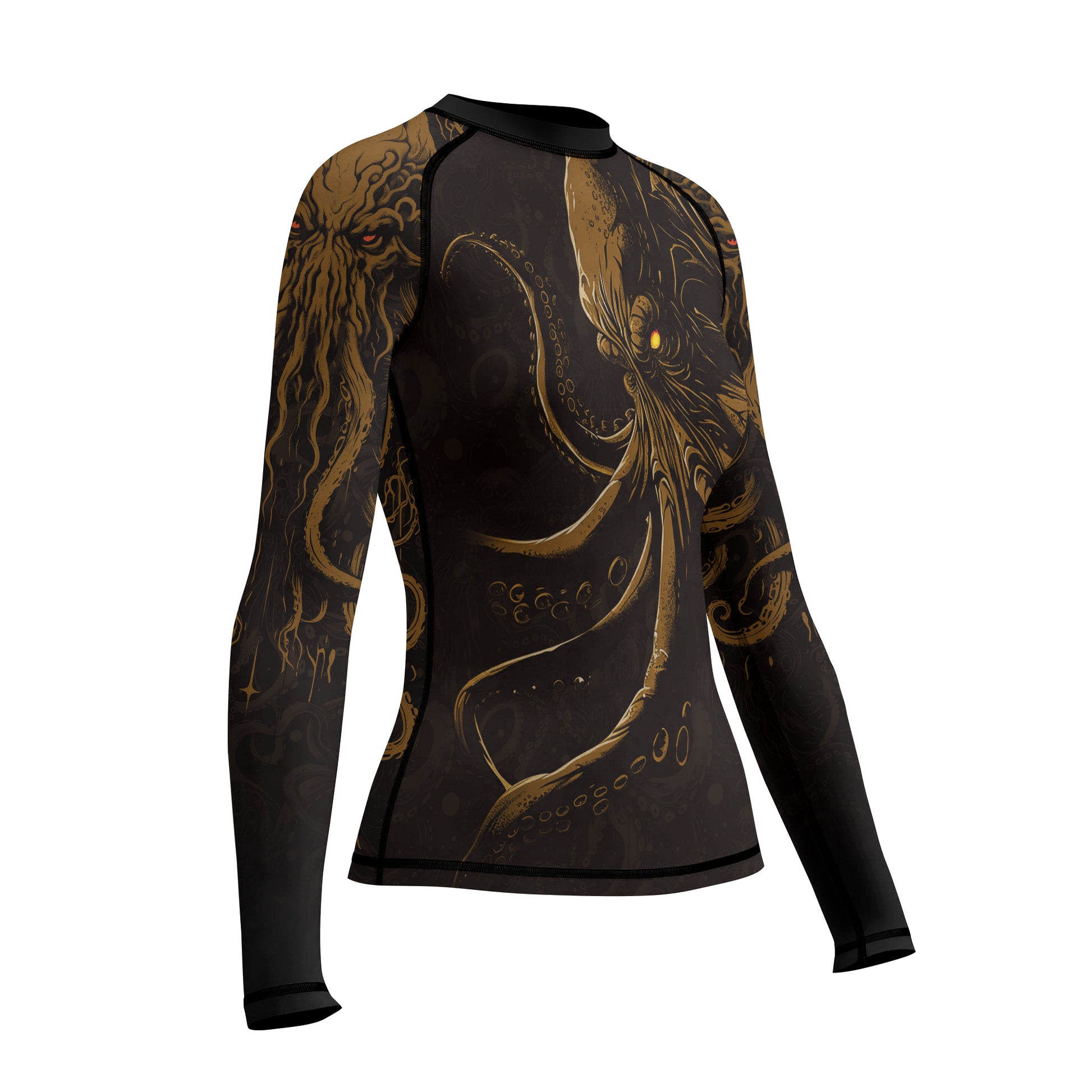 Rashninja Ranked Tentacle Tyrant Women's Long Sleeve Rash Guard