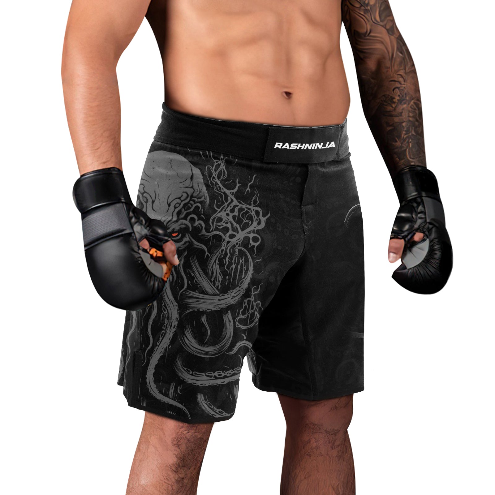 Rashninja Tentacle Tyrant Men's Fight Shorts | Compression Shorts