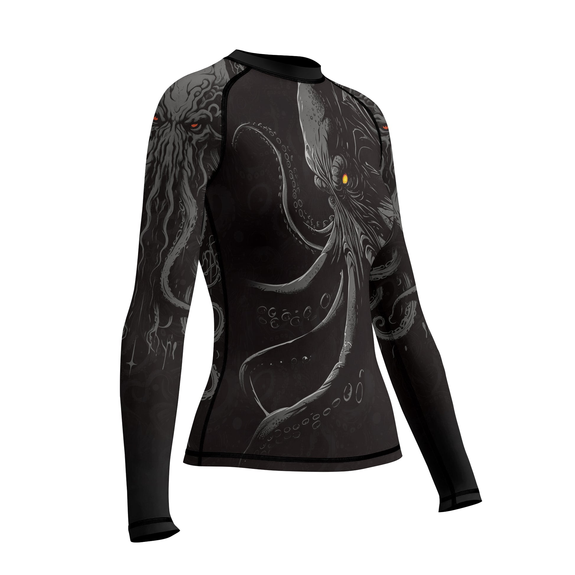 Rashninja Ranked Tentacle Tyrant Women's Long Sleeve Rash Guard