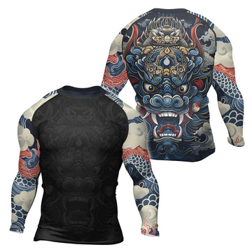 Rashninja Dragon Fury Reign Men's Long Sleeve Rash Guard