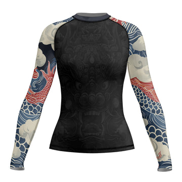 Rashninja Dragon Fury Reign Women's Long Sleeve Rash Guard